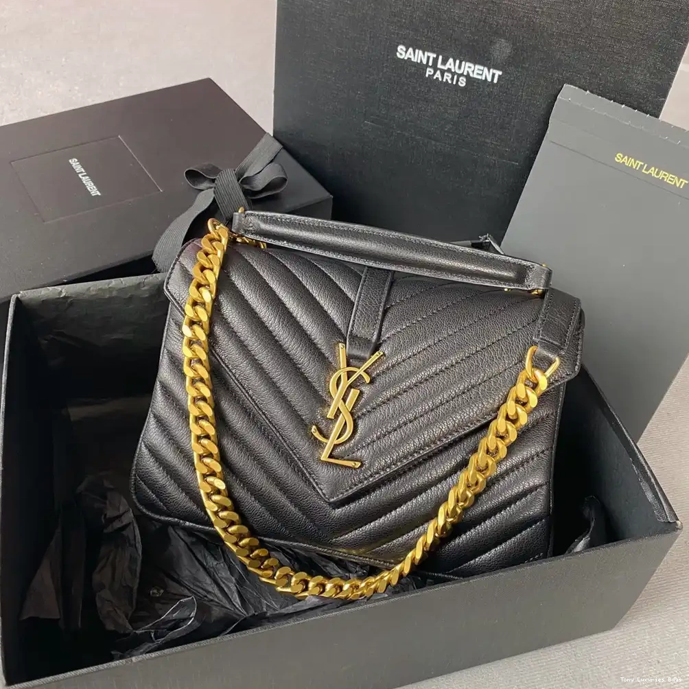 Tony Luxuries leather shoulder Medium bag-24*17*6.5cm YSL 0707